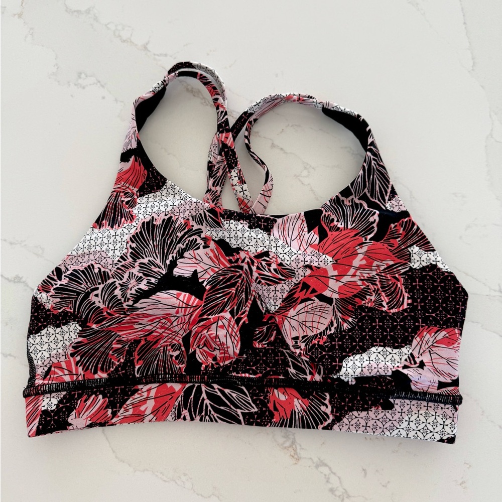 Lululemon Floral Sports Bra Size 6